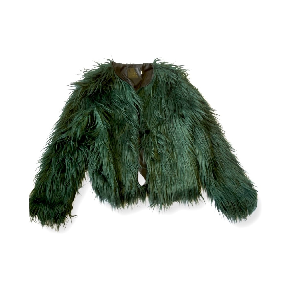 Fluffy fur coat